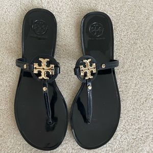 Tory Burch Mini Miller Flat Thong Jelly Sandals